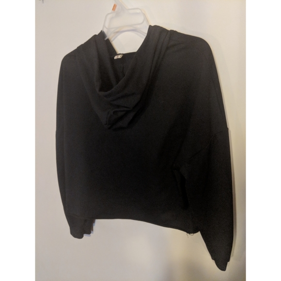 Cropped Sunflower Black Hoodie - Picture 2 of 7